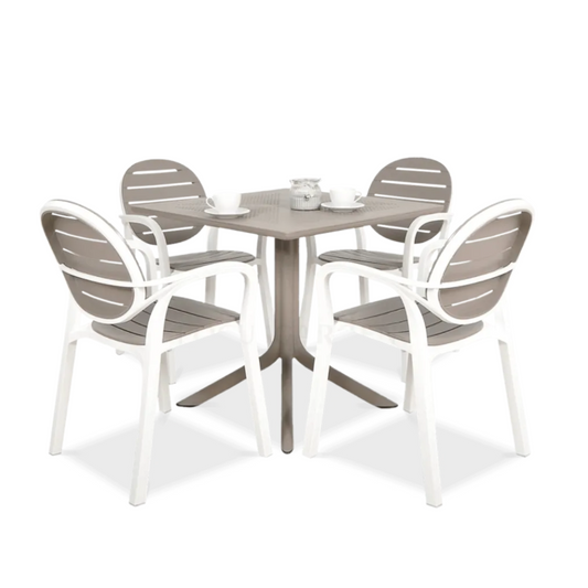 Dārza komplekts Narvi Palmi blanko/tortora - N1 Home