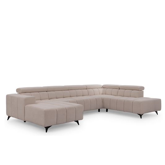 Dīvāns Roggus U 79/356/234 cm Sicuro 50 - N1 Home