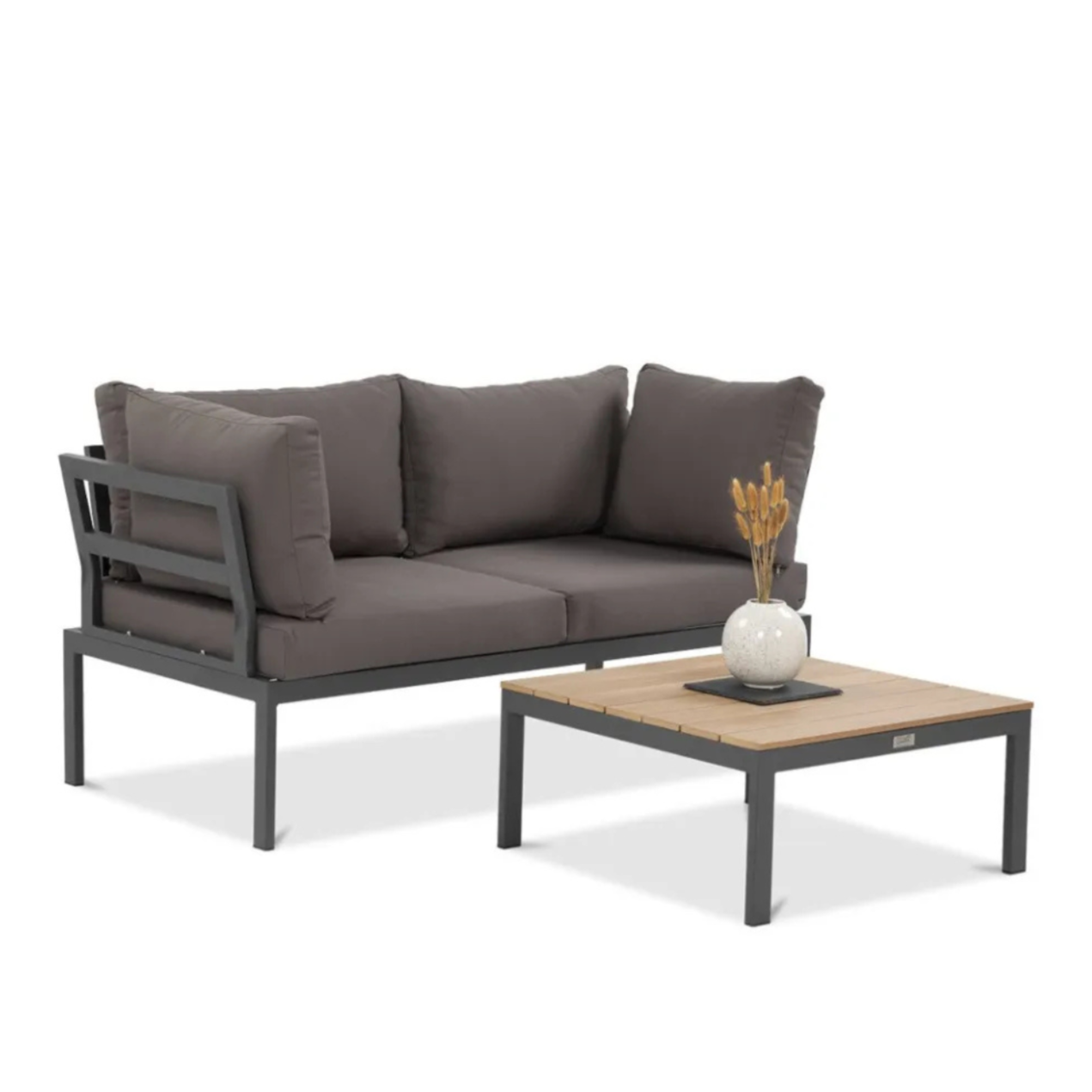 Dārza mēbeles Javy tumši pelēks - N1 Home