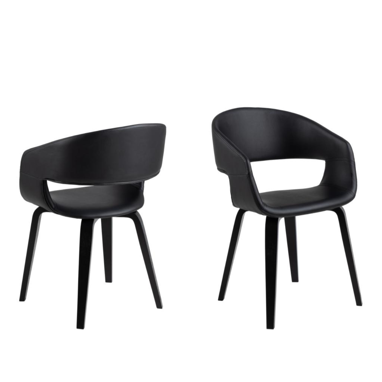 Krēsls Novs 49/52/77 cm melns - N1 Home