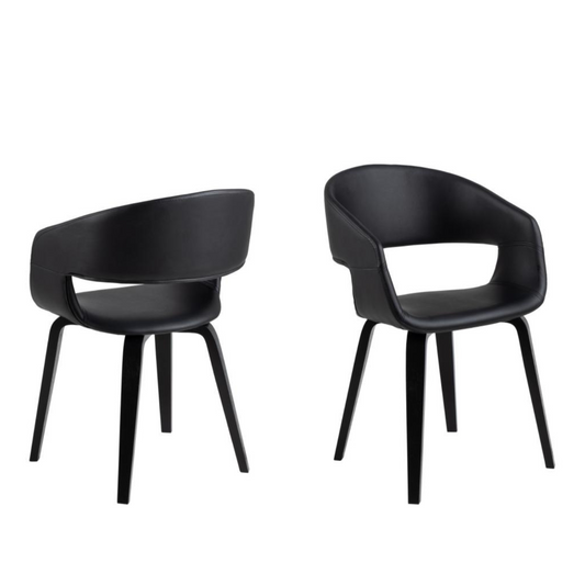 Krēsls Novs 49/52/77 cm melns - N1 Home