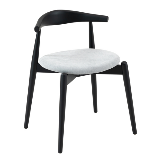 Krēsls Dine 72/50/56 cm pelēks/melns - N1 Home