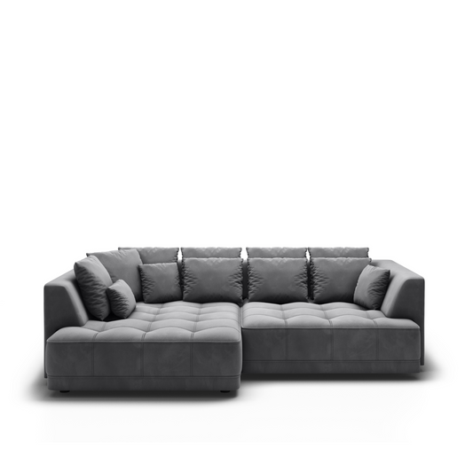 Dīvāns BOHO 286/136/207 cm pelēks - N1 Home