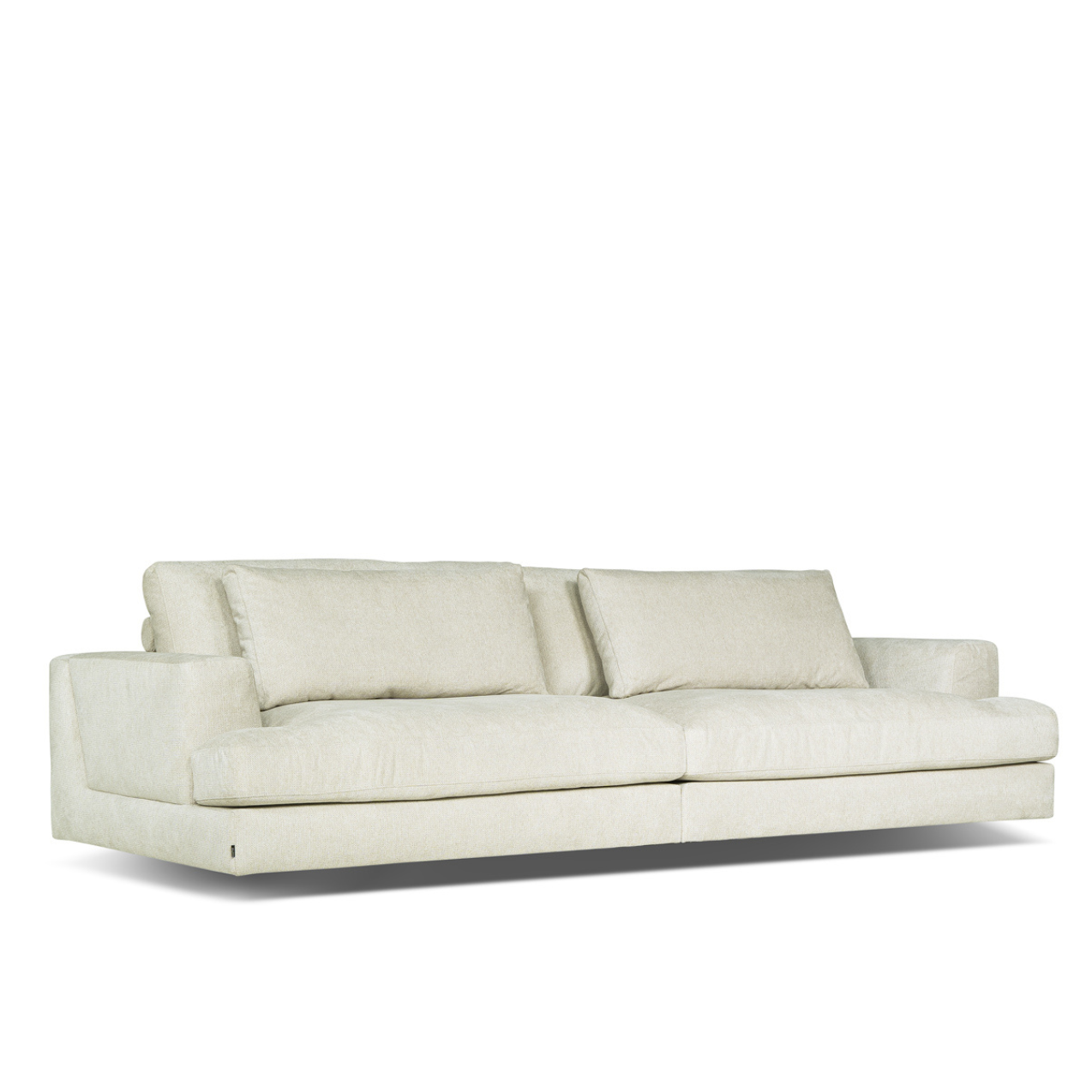 Dīvāns Casa 284/120/81 cm krēms, tumši zaļs - N1 Home