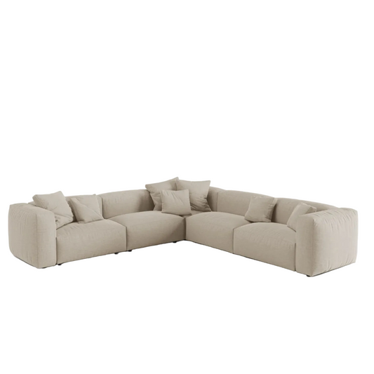 Dīvāns Martina Micadoni 316/75/316 cm Botoffee Light beige