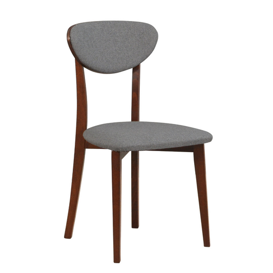 Krēsls Berisa 47/86/44 cm pelēks/rieksts