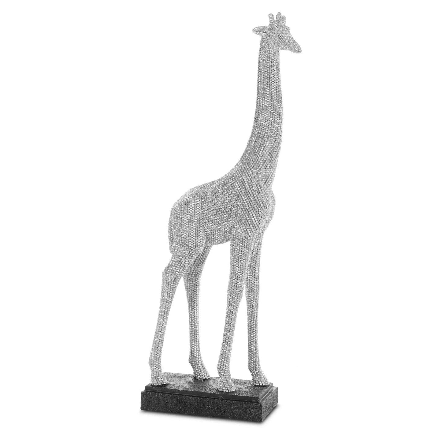 Dekoratīva figūriņa Elli ar smalku, strukturētu rakstu 13/6/34 cm sudrabs - N1 Home