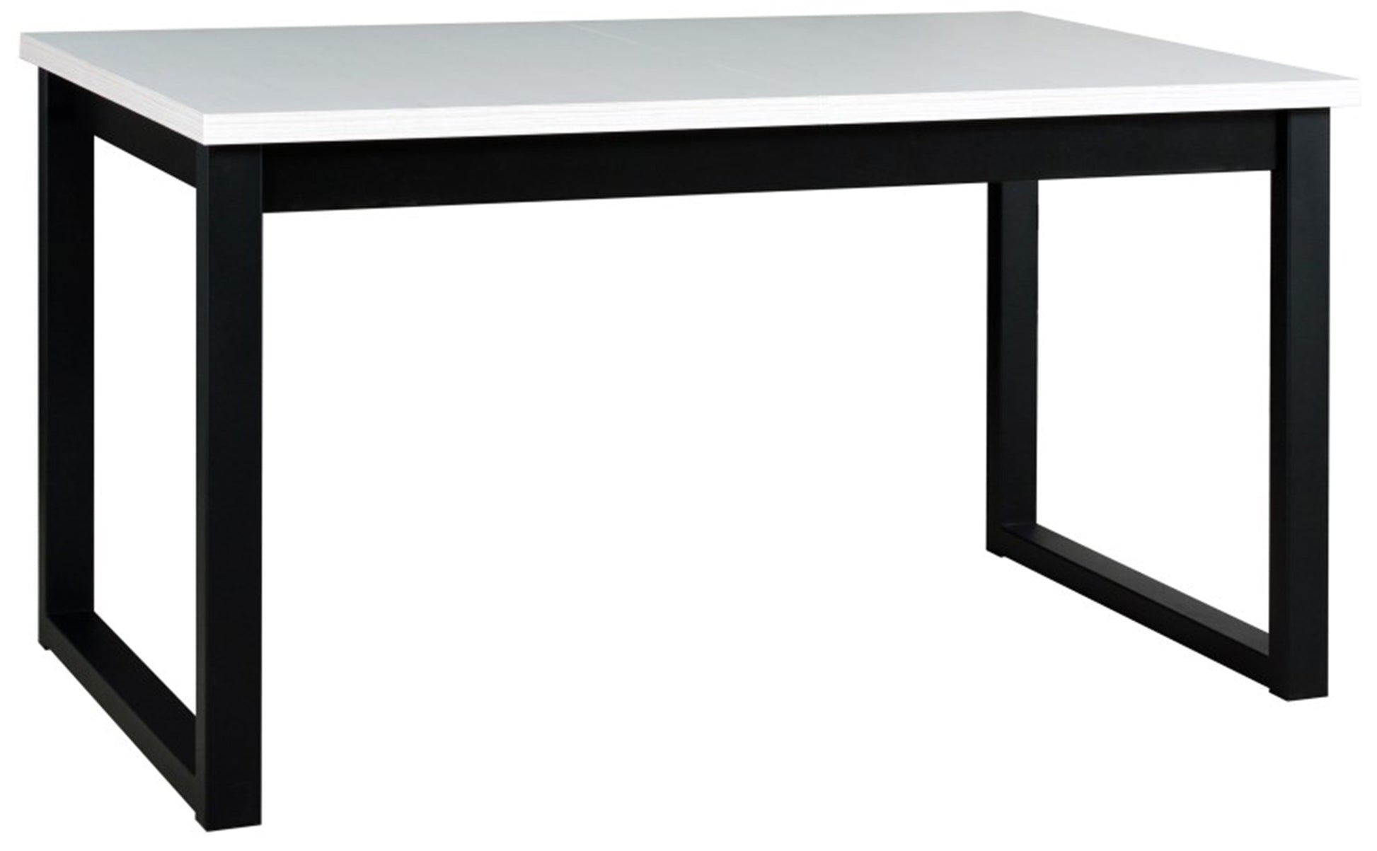 Galds Itama 140-180/80/79 cm melns/balts - N1 Home