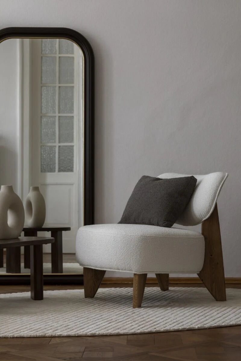 Krēsls Juna Befame 70/79/72 cm krēms/tumši ozols - N1 Home