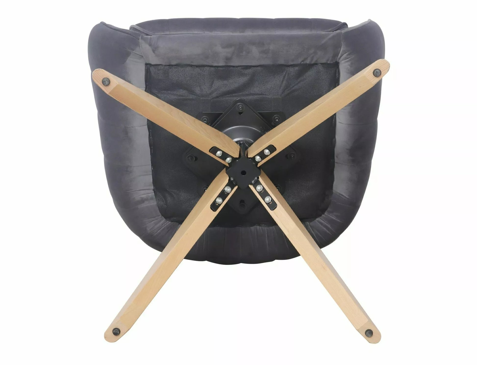 Krēsls Azali 61/86/44 cm pelēks/ozols - N1 Home