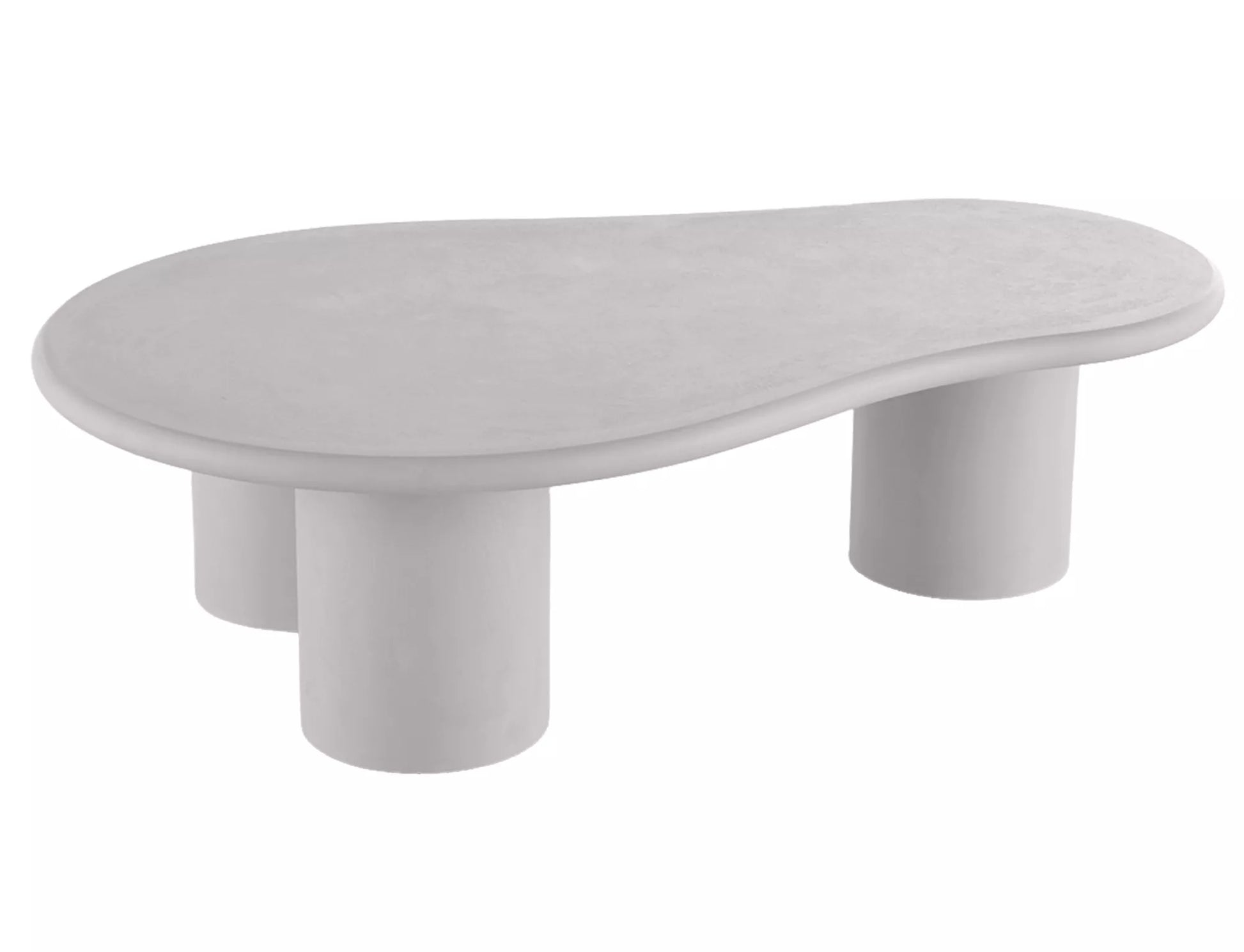 Kafijas galds Sela 35/80/130 cm gaiši pelēks - N1 Home