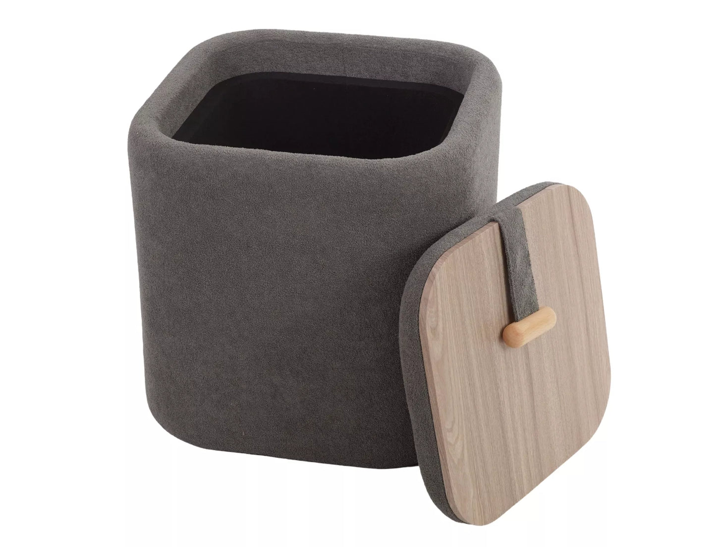 Pufs Naps 42/37/37 cm pelēks - N1 Home