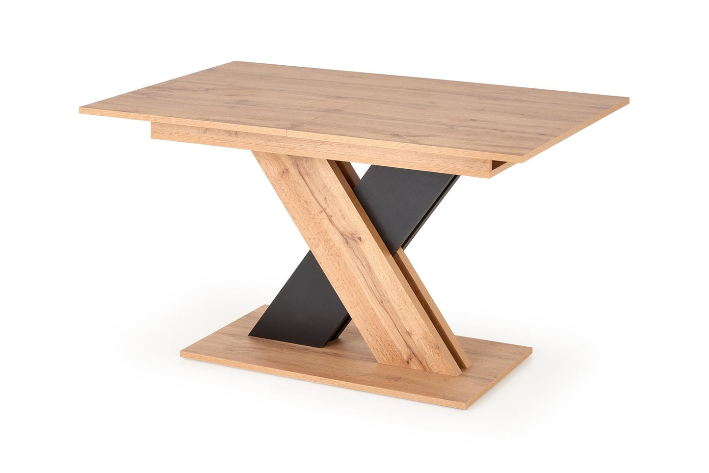 Galds Xareo 130/85/76 cm wotan ozols/melns - N1 Home