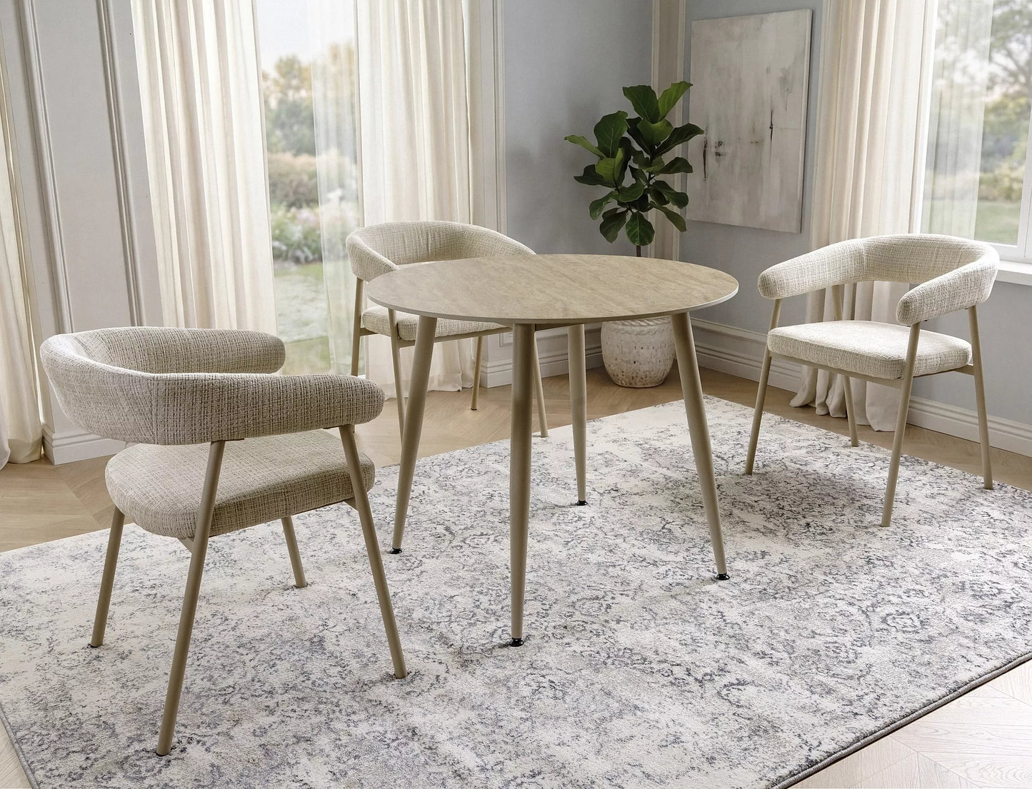 Krēsls Katas 75/57/49 cm cappuccino/kašmirs