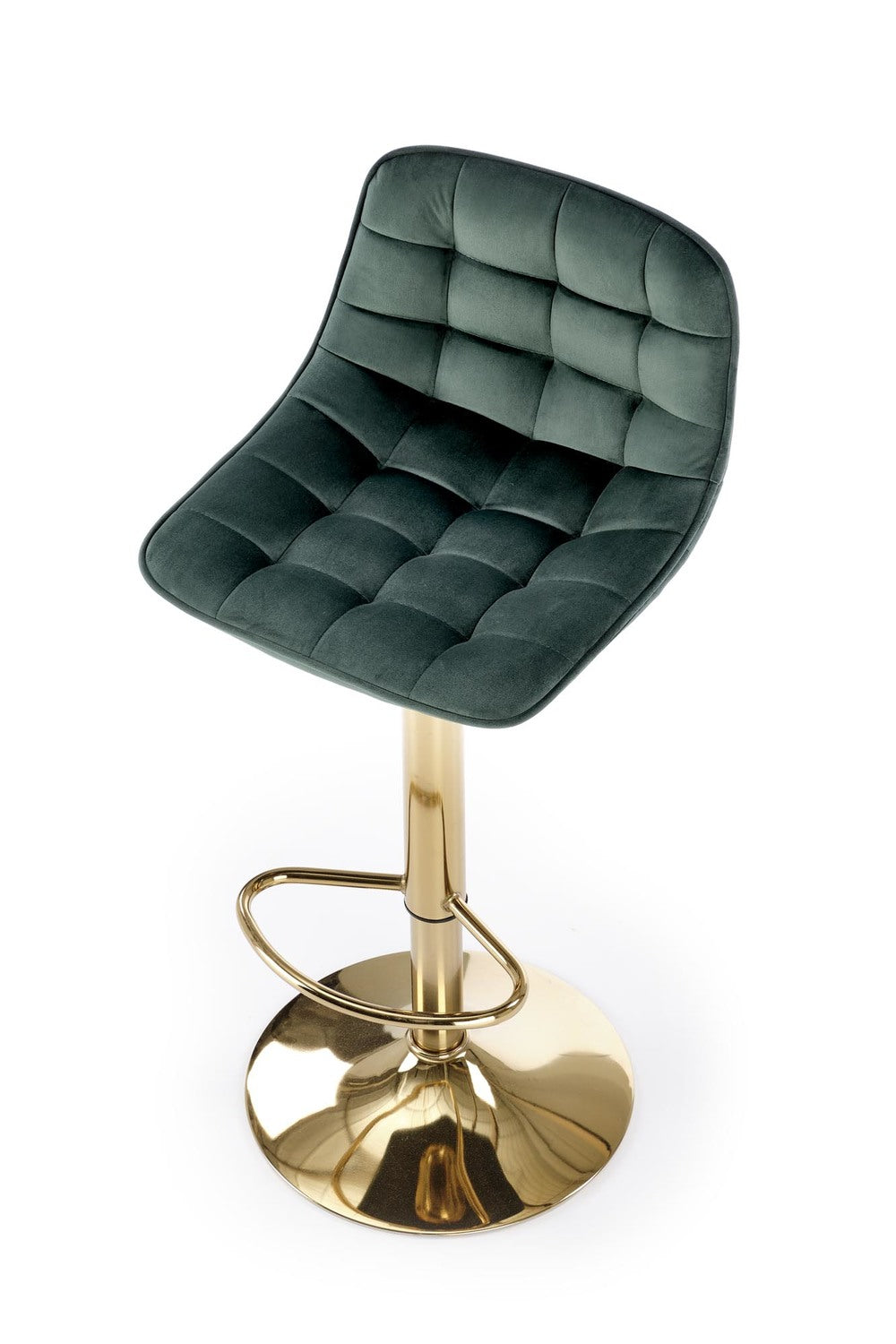 NC krēsls kājas - zelts, sēdeklis - tumši zaļs 43/44/84-106/62-84 cm - N1 Home