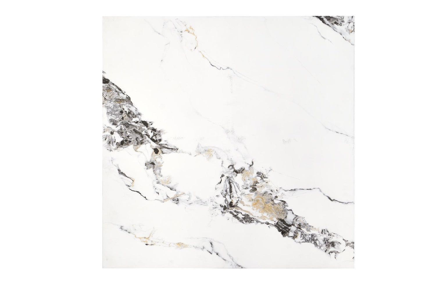 Kafijas galdiņš Monis 80/80/41 cm balts marmors - N1 Home