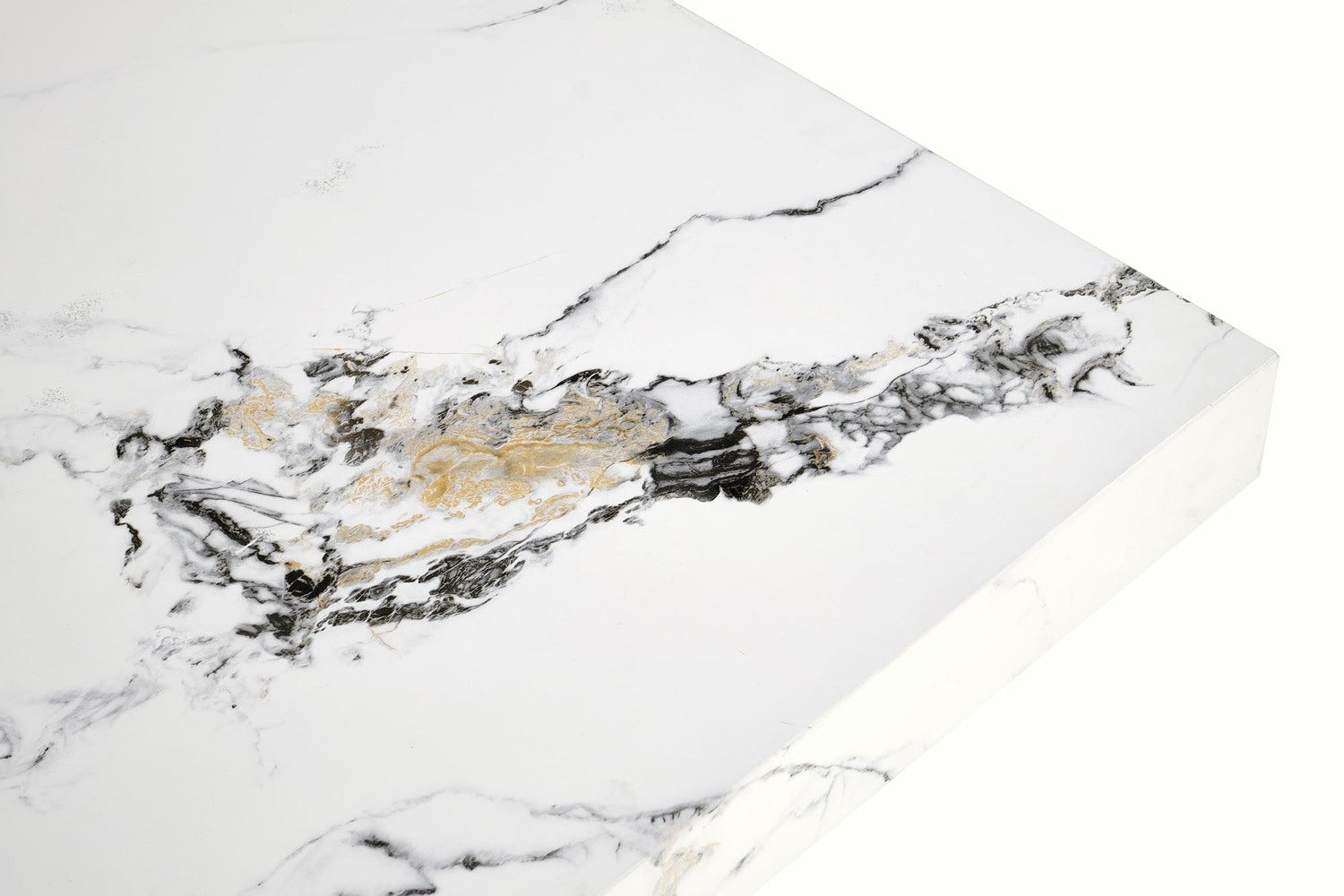 Kafijas galdiņš Monis 80/80/41 cm balts marmors - N1 Home