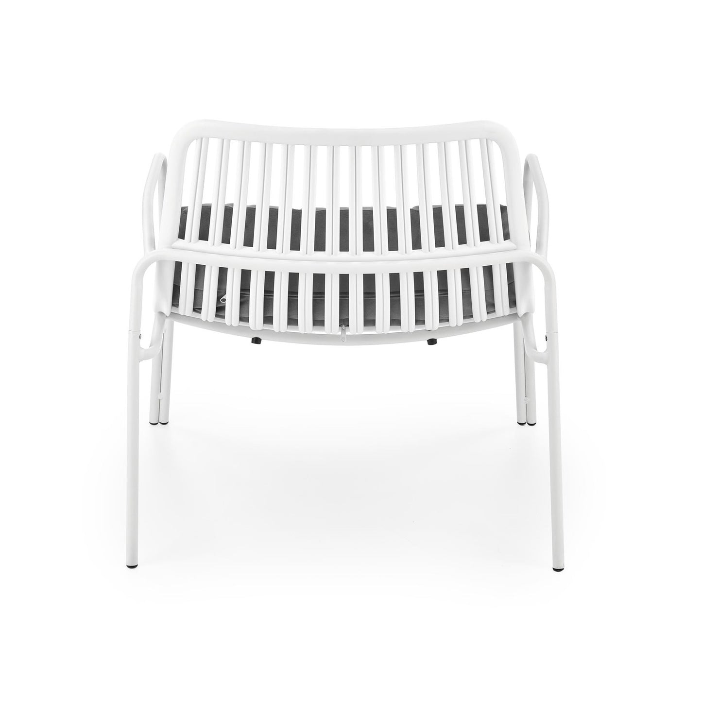 Dārza krēsls 71/66/75/40 cm balts - N1 Home