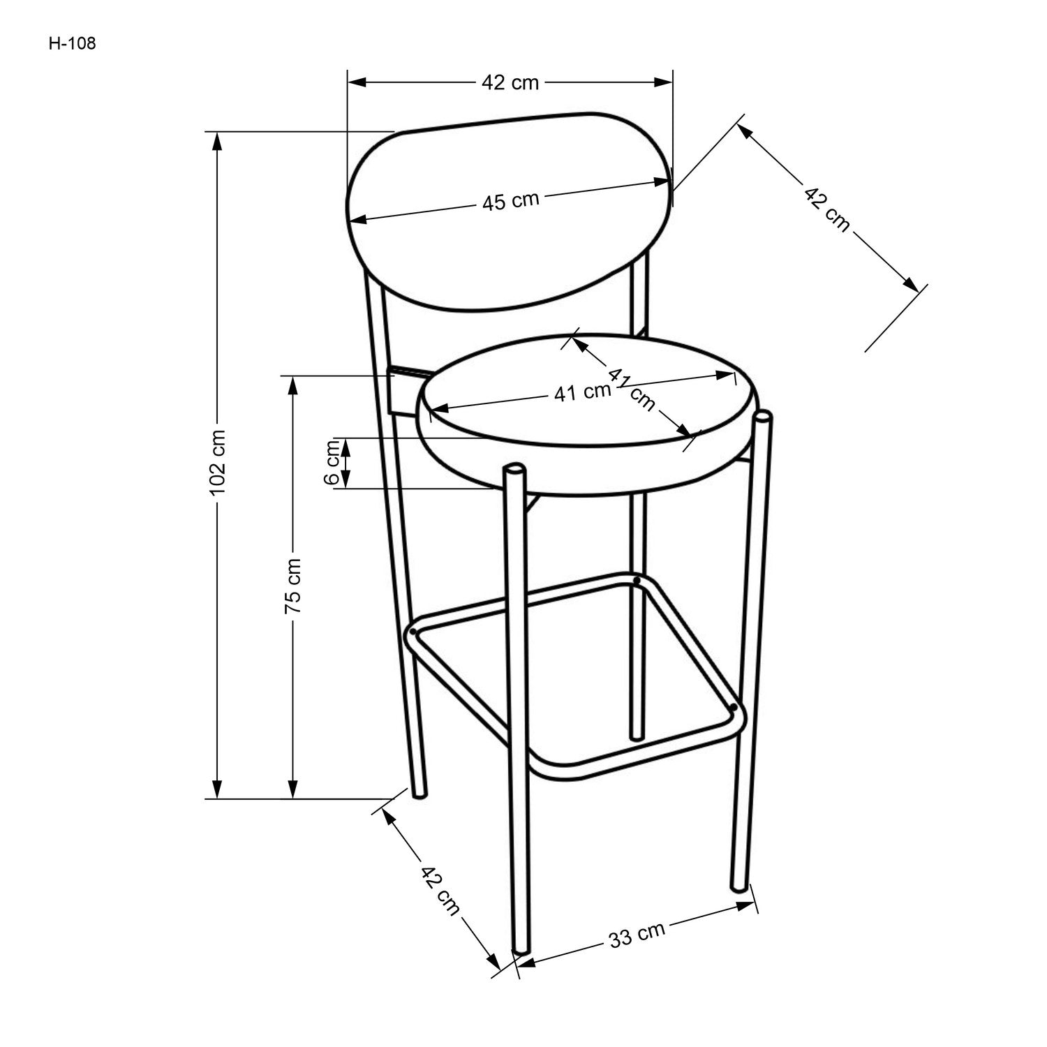 NO krēsls tumši zaļs  42/48/92/65 cm - N1 Home