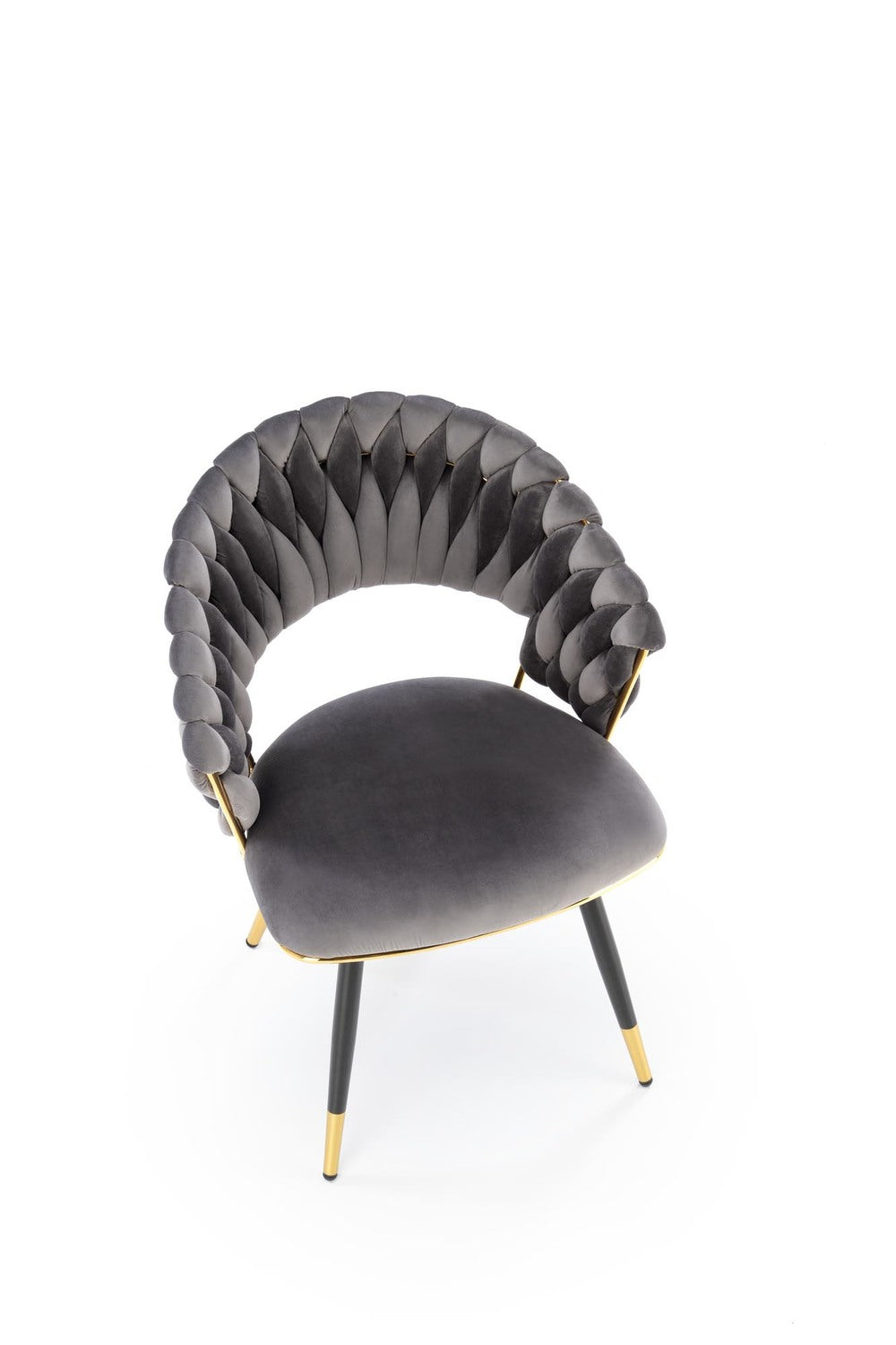 Krēsls Barons 62/58/85/48 cm tumši zaļš/zelts - N1 Home