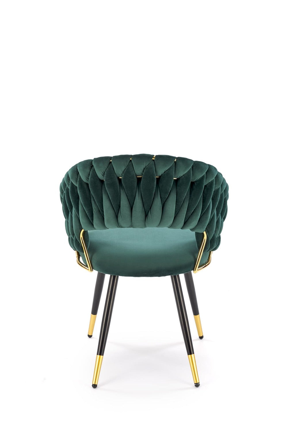 Krēsls Barons 62/58/85/48 cm tumši zaļš/zelts - N1 Home