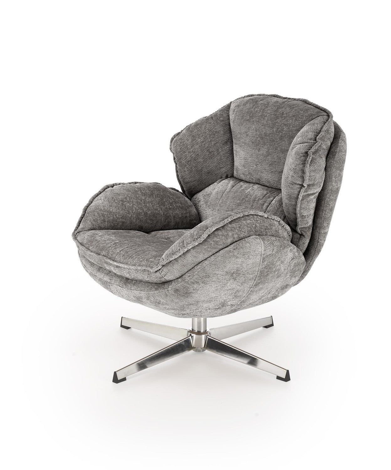 Krēsls Gius 80/84/81 cm pelēks - N1 Home
