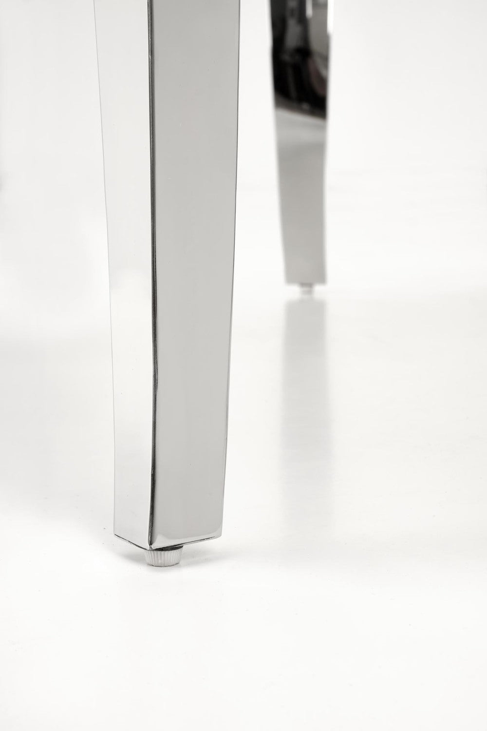 Galds Roy 120/76/77 cm balts marmirs/sudraba - N1 Home