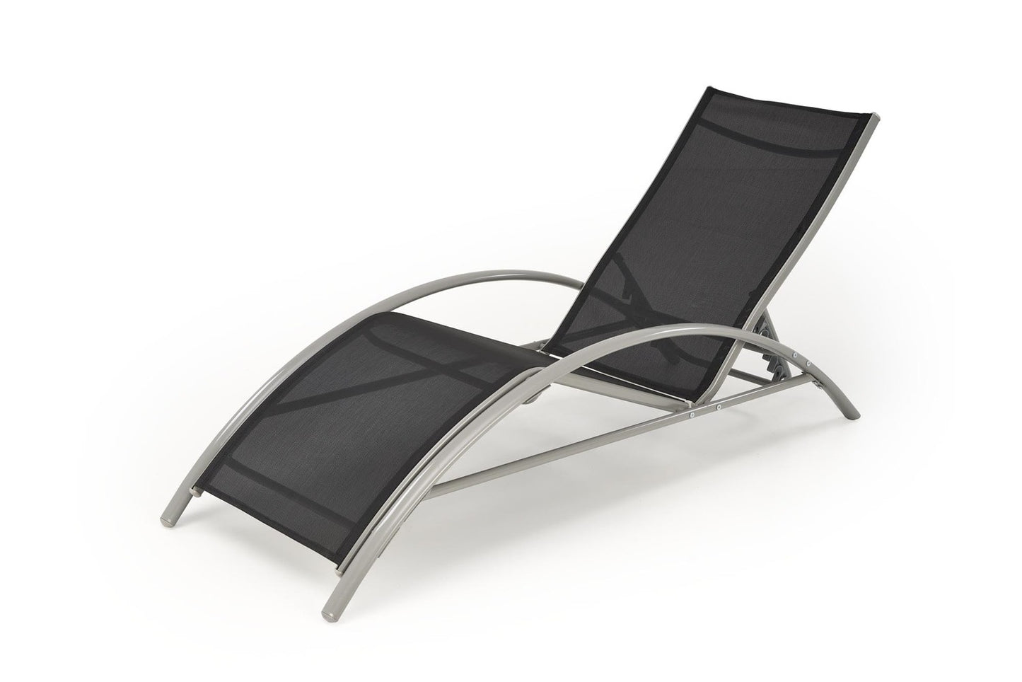 2 guļamkrēslu komplekts ar galdu 60/60/66-92 cm - guļamkrēsls, 30/30/30 cm - galds - N1 Home