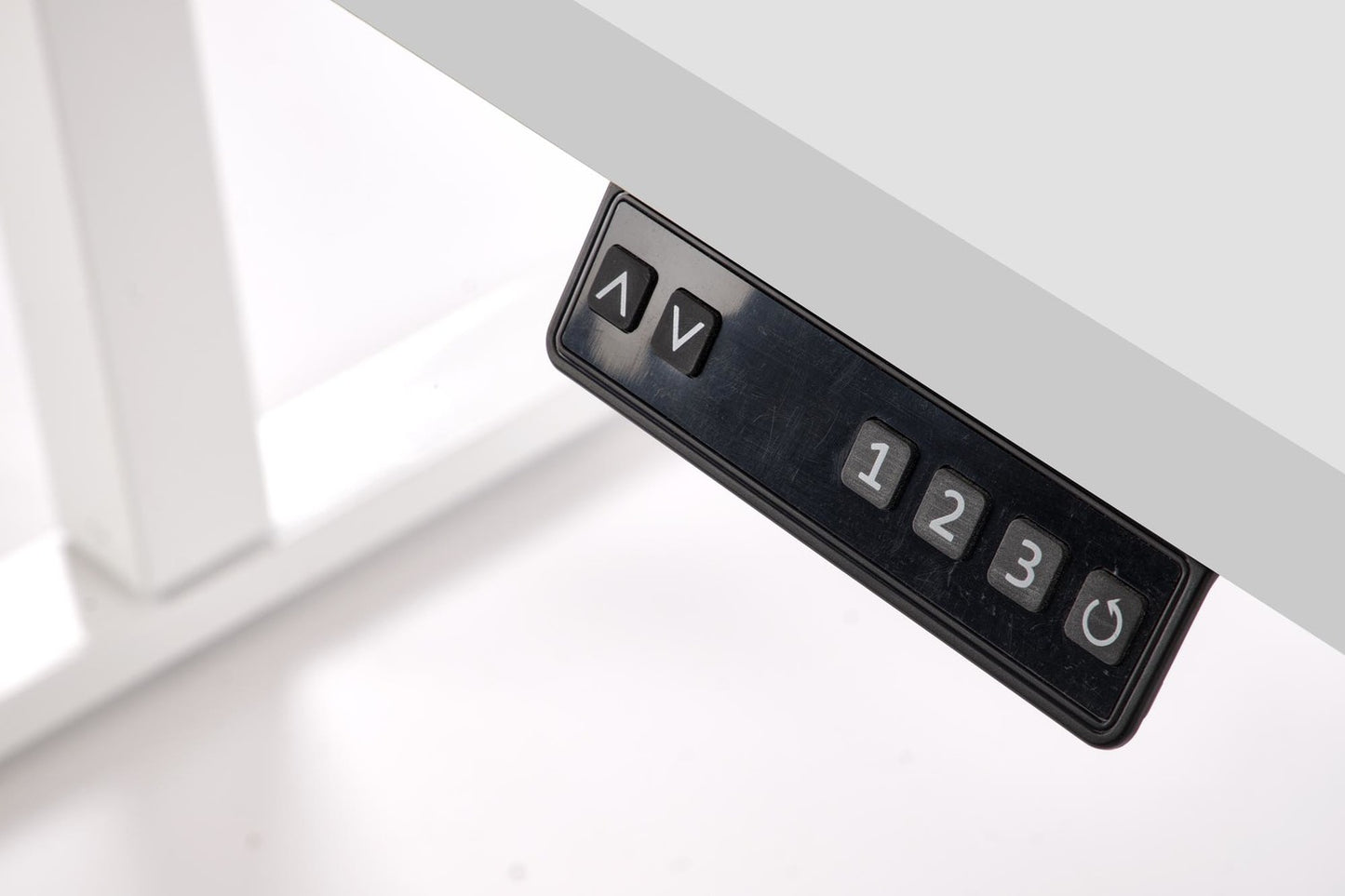 Biroja galds Juras 120/60/75-120 cm  balts - N1 Home