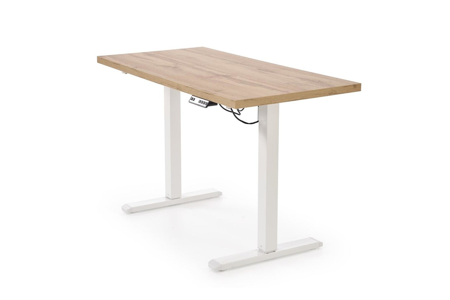 Biroja galds Juras 120/60/75-120 cm artizan ozols/balts - N1 Home