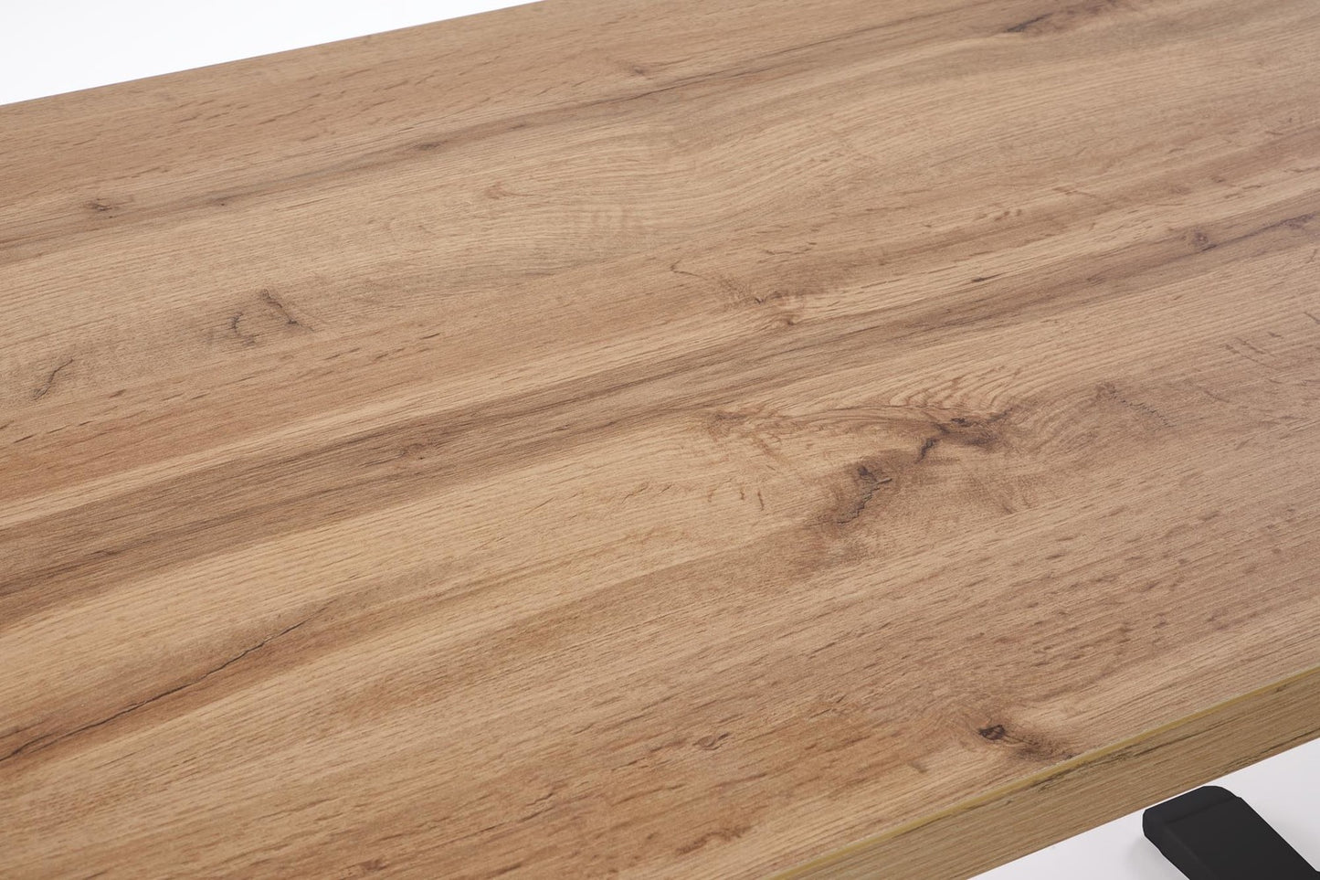 Biroja galds Juras 120/60/75-120 cm artizan ozols/melns - N1 Home