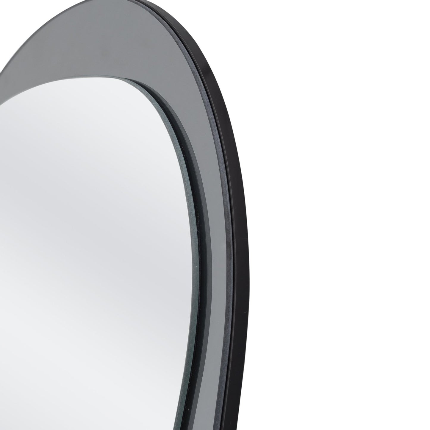 Spogulis Plase 80/60/2,5 cm sudrabaina - N1 Home