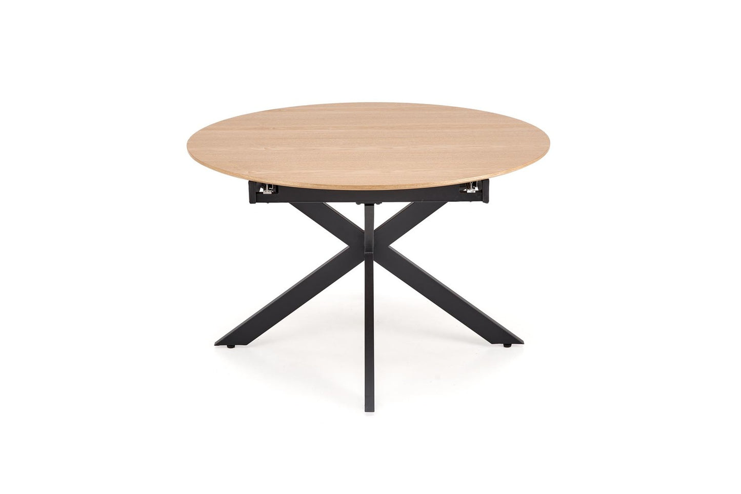 Galds Acos 120/120/75 cm dabīgs/ melns - N1 Home