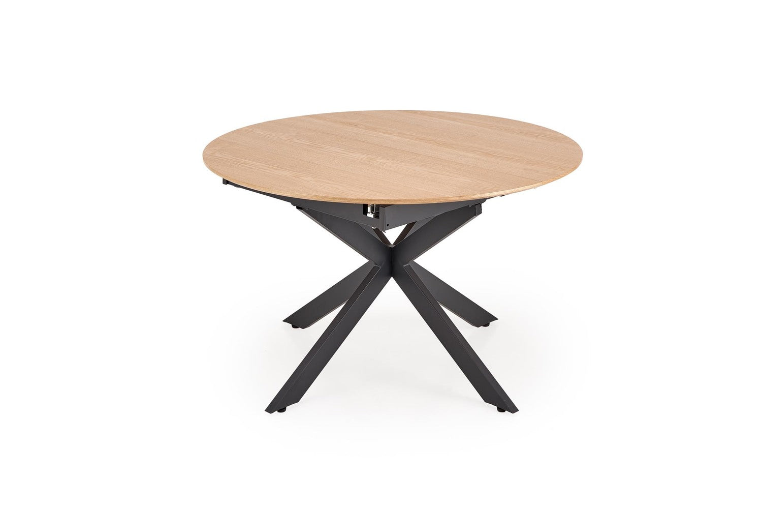 Galds Acos 120/120/75 cm dabīgs/ melns - N1 Home