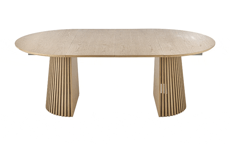 Galds Faroi 120/120/77 cm dabīgs - N1 Home