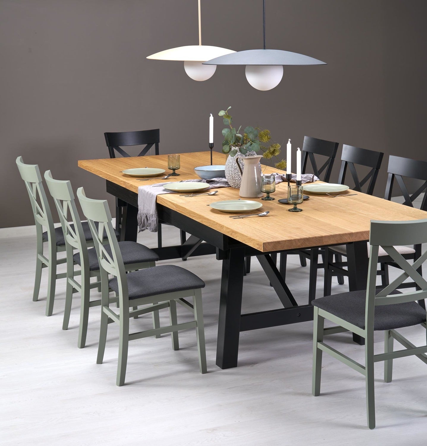 Galds Fresta 200-280/100/77 cm ozols - N1 Home