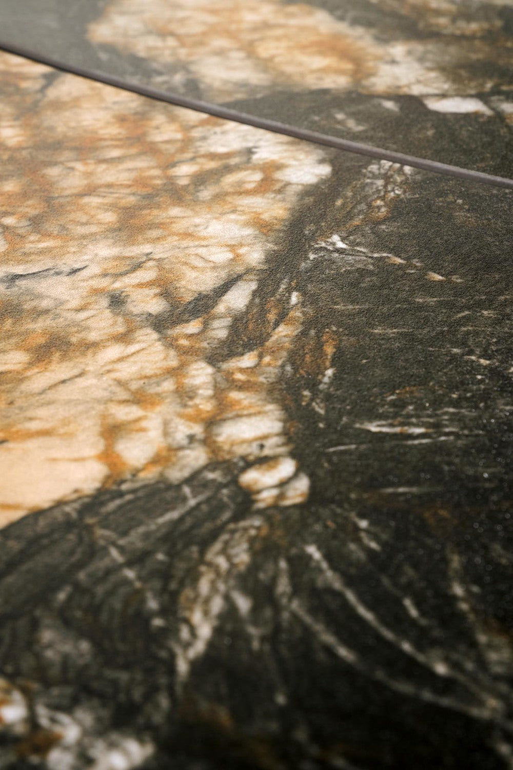 Galds Forus 180/90/76 cm melns marmors/melns - N1 Home