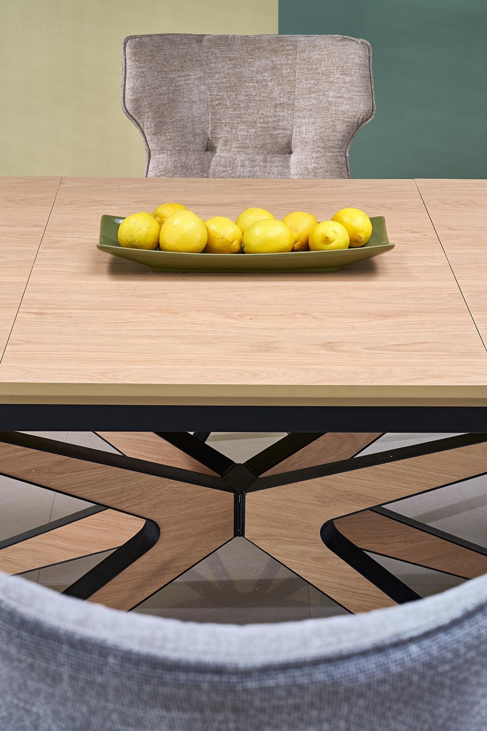 Galds Jamis 160/90/76 cm dabīgs/melns - N1 Home