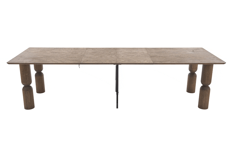 Galds Melta 200/101/76 cm gaišš valrieksts - N1 Home