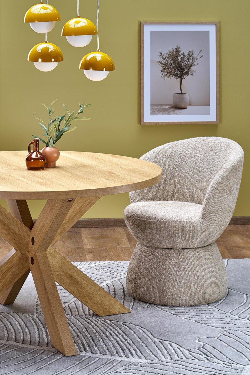 Galds Moris 120/75 cm dabīgs - N1 Home