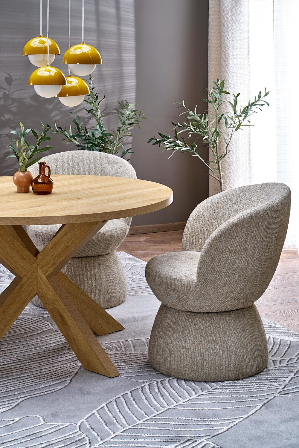 Galds Moris 120/75 cm dabīgs - N1 Home