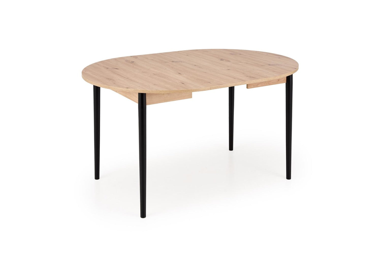 Galds Pivols 102/102/75 cm amatnieciskais ozols/melns - N1 Home