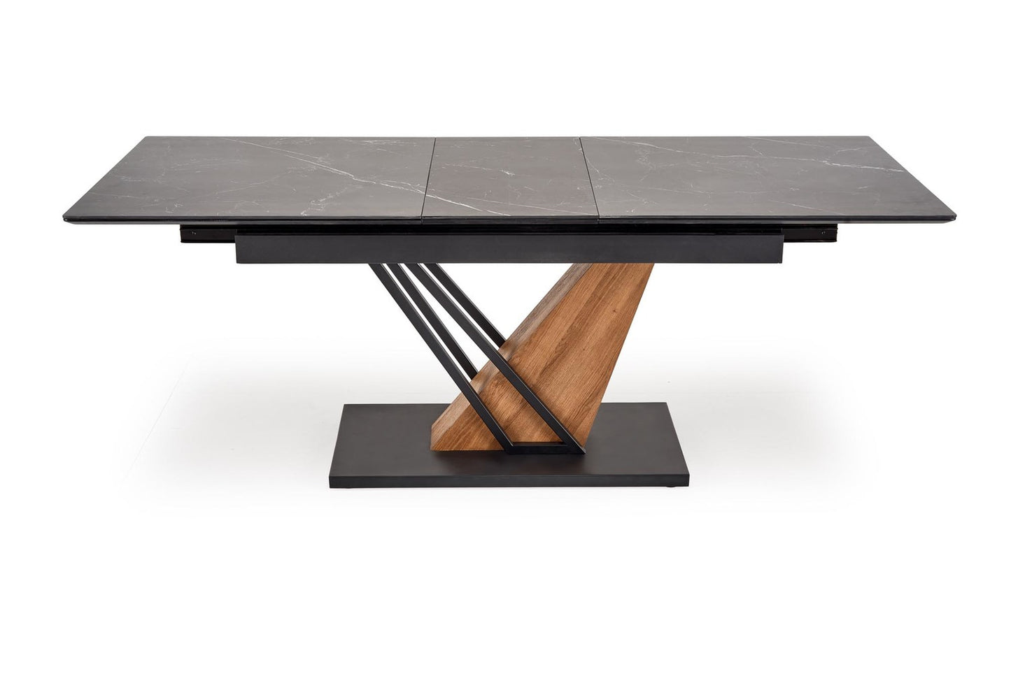 Galds Volans 160/90/67 cm melns marmors/ozols - N1 Home