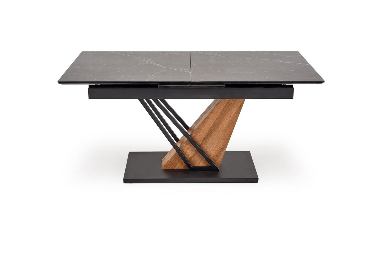Galds Volans 160/90/67 cm melns marmors/ozols - N1 Home