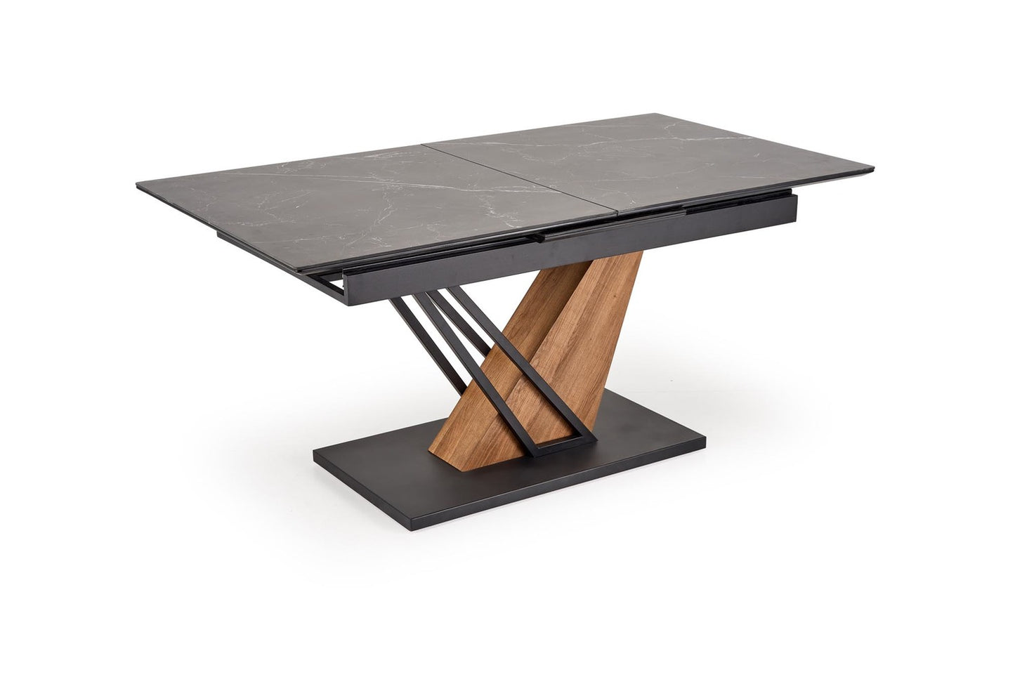 Galds Volans 160/90/67 cm melns marmors/ozols - N1 Home