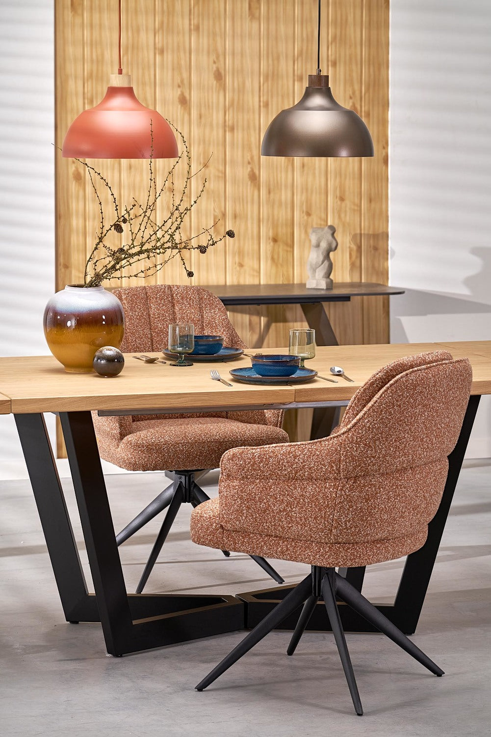 Krēsls Apuli 61/70/92/51 cm kaneļi - N1 Home