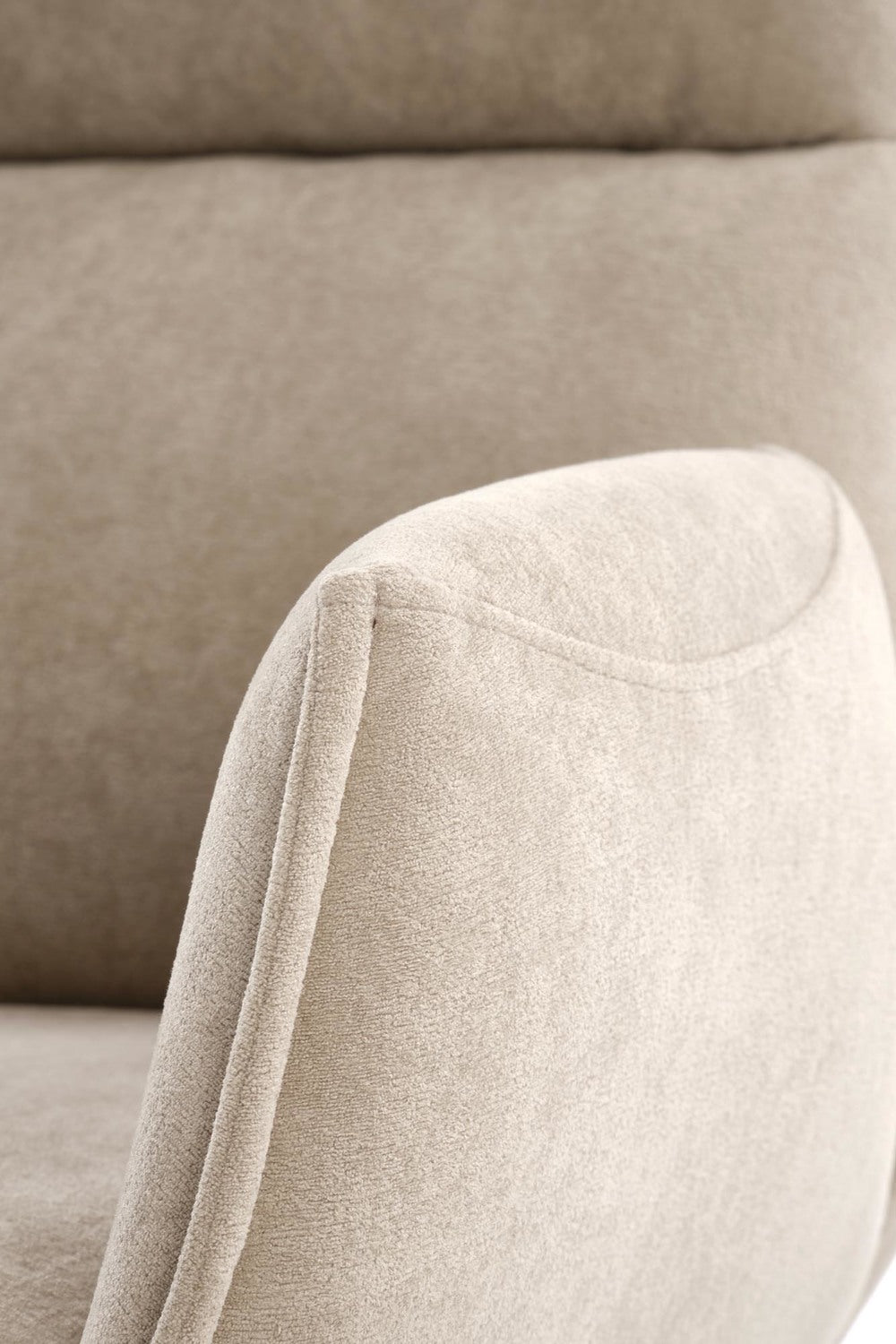 Krēsls Kohto 60/60/88/49 cm tumši bēšs - N1 Home