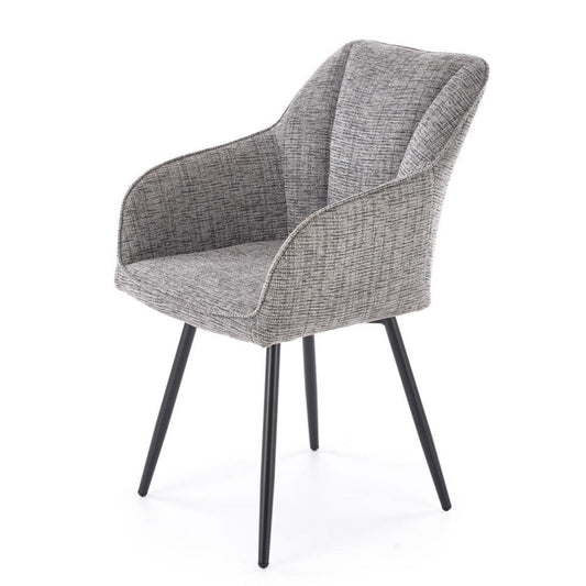 Krēsls Lotur 54/60/85/47 cm pelēks - N1 Home