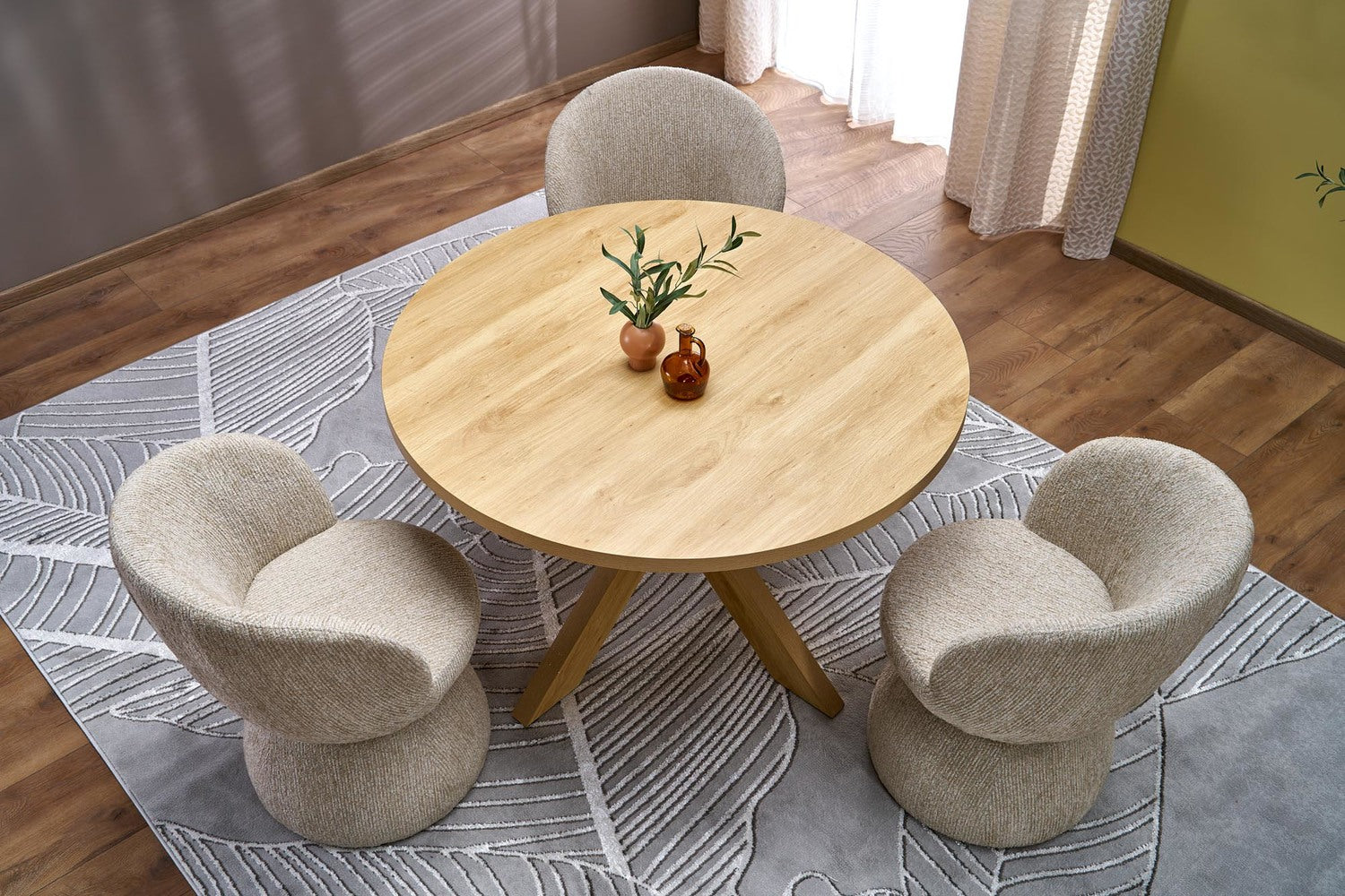 Krēsls Stoms 63/62/82/48 cm brūns - N1 Home