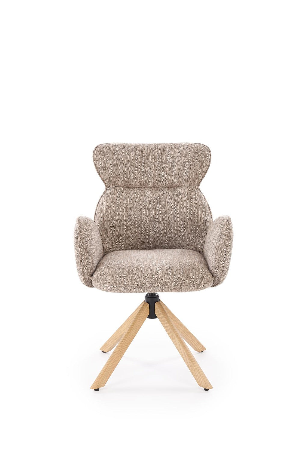 Krēsls Riest 63/64/93/50 cm tumši bēšs/ozols - N1 Home